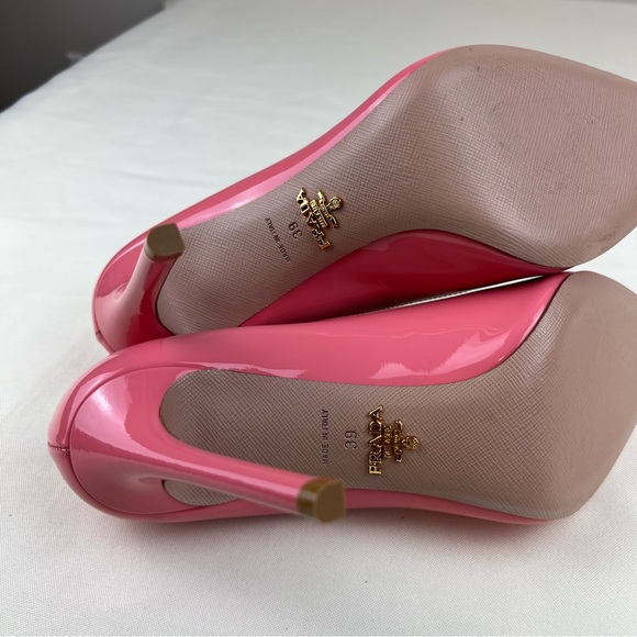 NEW Prada Pink Pointed-Toe 100 Pumps, Size-39 EU - Picture 16 of 16